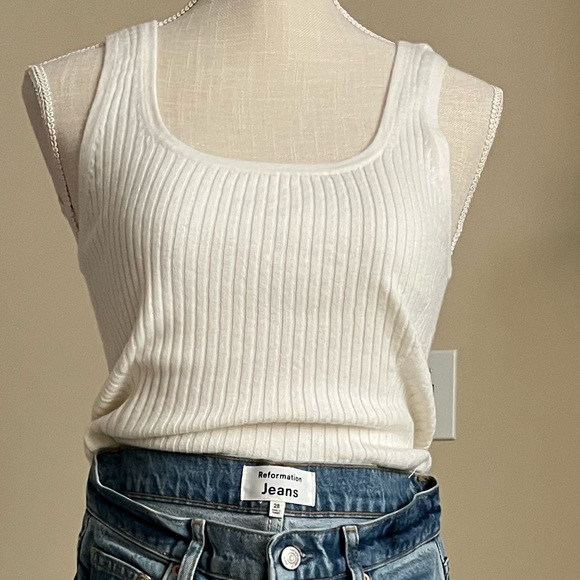 NWT (SET OF 2) Black & Off-White Everlane The Cotton Merino Cami (SOLD OUT)!!! - Picture 8 of 16
